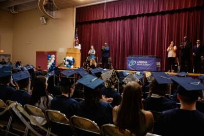 Students at their graduation