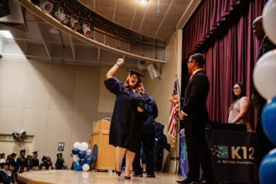 Student at their graduation