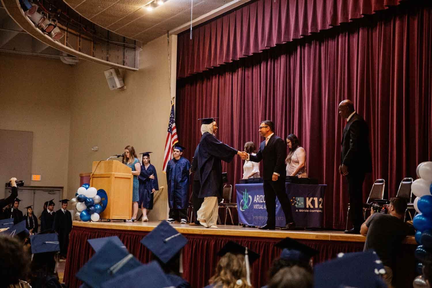 Student at their graduation